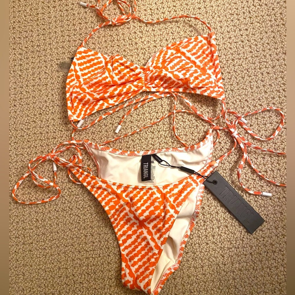 Orange Triangl Bikini